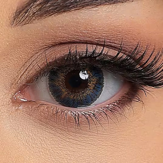 3 Tone Blue Lenses